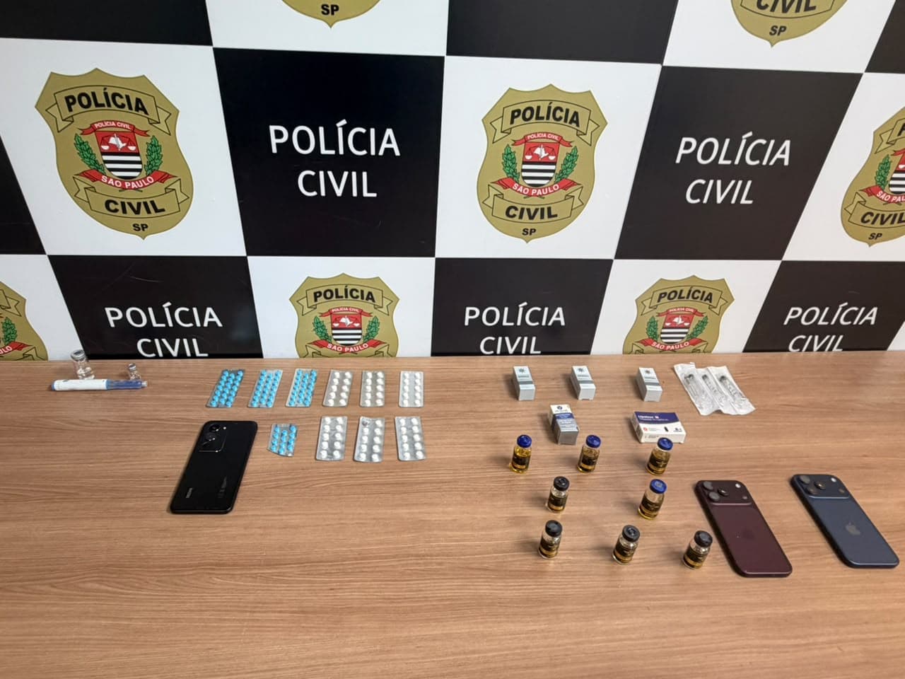 Operação Hipócrates prende dois homens e apreende 144 itens entre anabolizantes e medicamentos irregulares em Piracicaba